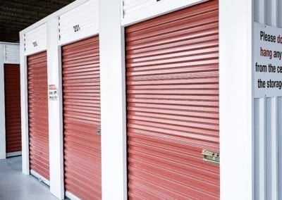 Red Indoor Storage at Ashland Storage Center